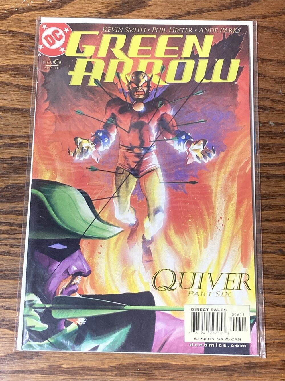 Green Arrow #6 Sept 2001 Quiver Part Six DC Comics